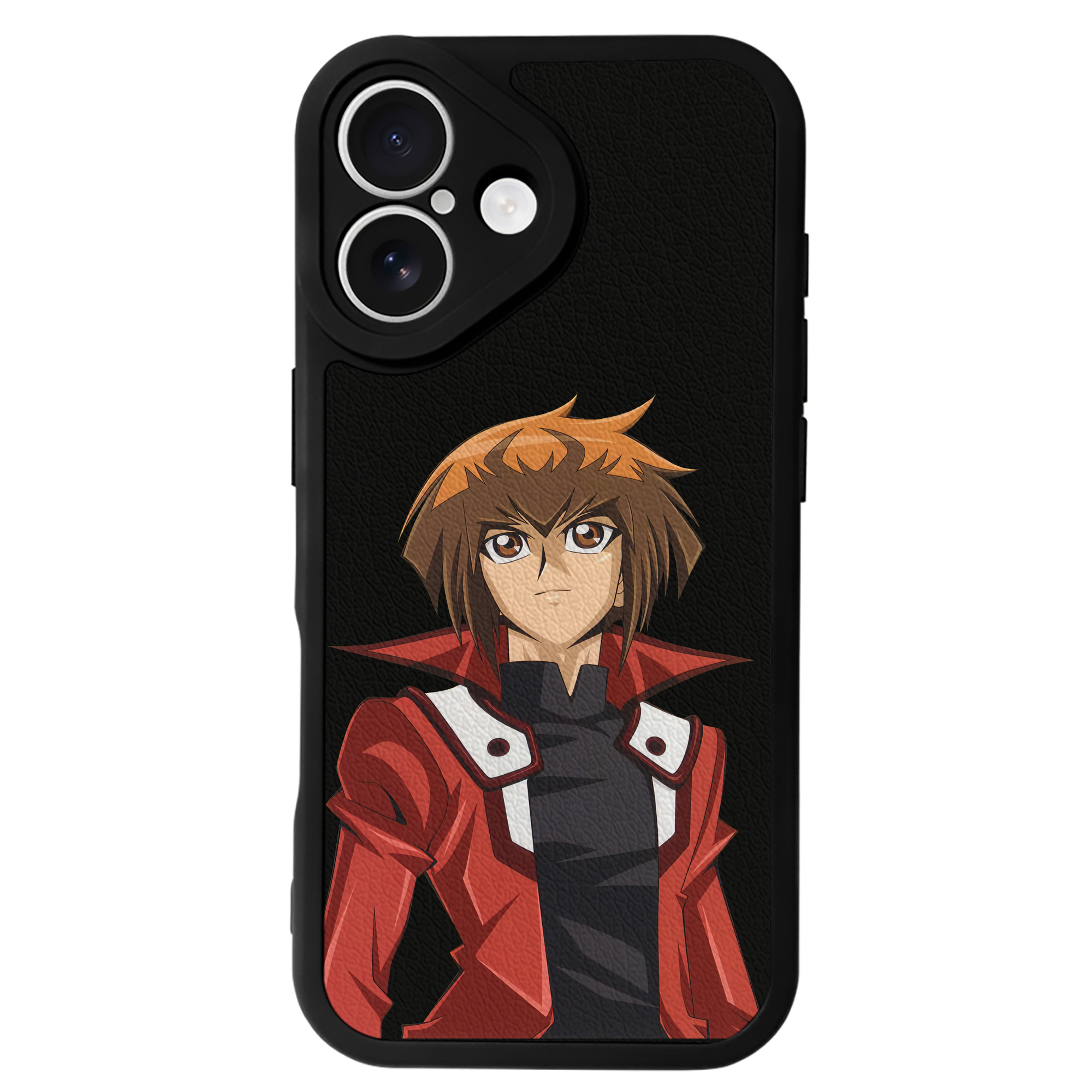 （画像用） 遊☆戯☆王 Yu-Gi-Oh! 【iPhone 16シリーズ対応】シリコンスマホケース（レザー調） 材質：シリコン